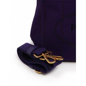 プラダ PRADA トートバッグ ショルダーバッグ カナパ 紫
