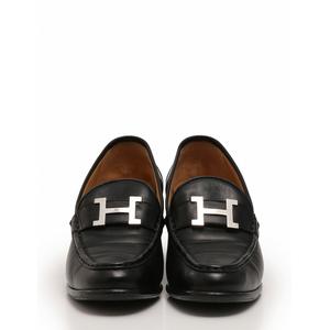 エルメス HERMES パンプス ローファー ヒール コンスタンス 黒