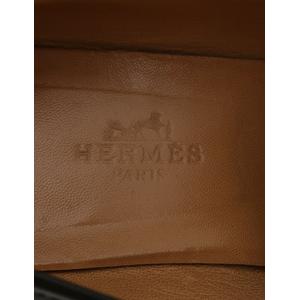 エルメス HERMES パンプス ローファー ヒール コンスタンス 黒