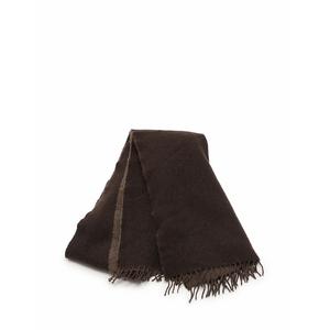 エルメス HERMES ストール ショール 大判 ダークブラウン 茶色 小物  