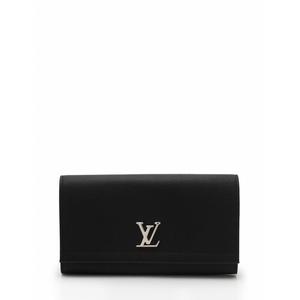 ルイヴィトン ポルトフォイユ ロックミーⅡ 二つ折り財布 レザー 黒