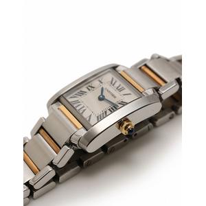 た*か様 Cartier レディース 時計 シルバー/ゴールド Cartier サントス ガルベ 2961 自動巻き 腕時計 LM ホワイト文字盤