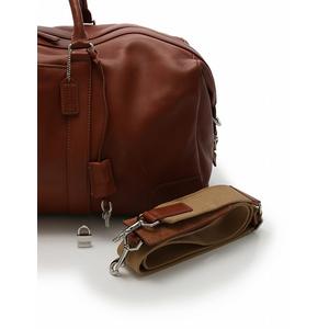 コーチ COACH ボストンバッグ ショルダーバッグ 茶色 ブラウン レザー