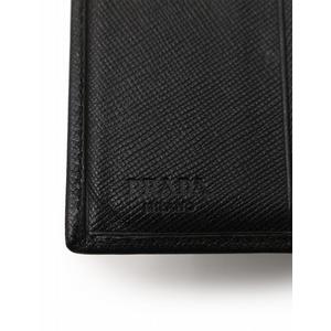 プラダ PRADA 財布 三つ折り 黒 ブラック 小物 サフィアーノレザー
