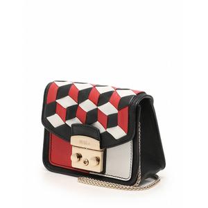 フルラ FURLA ショルダーバッグ ポシェット メトロポリス チェーン 赤 