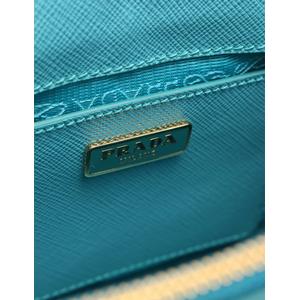 プラダ PRADA ハンドバッグ ショルダーバッグ ターコイズブルー 1BH907