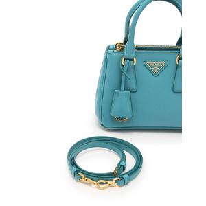 プラダ PRADA ハンドバッグ ショルダーバッグ ターコイズブルー 1BH907 