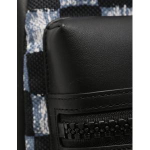 【美品】COACH コーチ ボディバッグ F11165 コーチ COACH ボディバッグ 黒 青 白 F11165 レザー ナイロン
