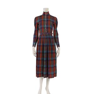 【希少】RALPH LAUREN シャツワンピース　チェック　モノトーン POLO RALPH LAUREN シャツワンピース チェック コットン ツイル