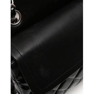 シャネル CHANEL ショルダーバッグ マトラッセ Wフラップ Wチェーン 黒