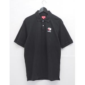 シュプリーム SUPREME ポロシャツ 黒 M トップス 半袖 ワン