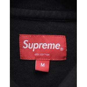 シュプリーム SUPREME ポロシャツ 黒 M トップス 半袖 ワン