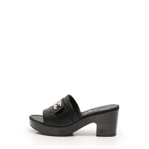 シャネル CHANEL ミュール サンダル ヒール マトラッセ ココ