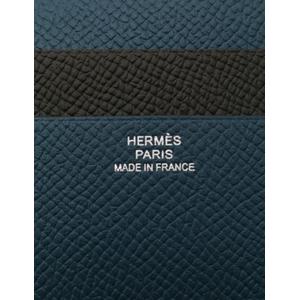 エルメス HERMES カードケース パスケース シティ ミディアム コバルト 