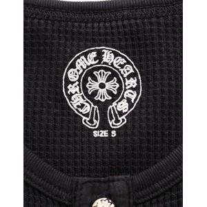 クロムハーツ CHROME HEARTS カットソー クロスボール ボタン ヘンリー 