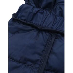 モンクレール MONCLER ライトダウンジャケット キッズ ネイビー 白 赤