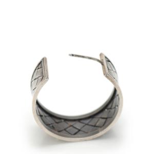 ボッテガヴェネタ BOTTEGA VENETA フープピアス イントレチャート