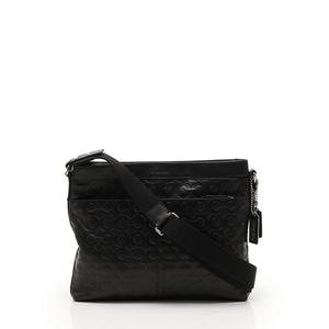 COACHポストマンバッグ 黒 フラップ付き COACHポストマンバッグ 黒 フラップ付き