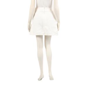 シャネル CHANEL スカート スポーツライン 白 38 ボトムス ミニ