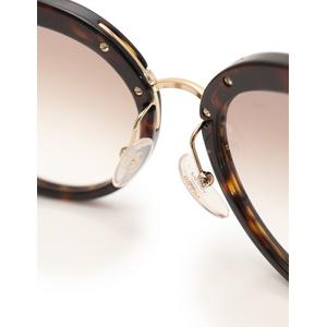 プラダ PRADA サングラス 茶 ゴールド グレー 小物 べっ甲柄 SPR16Q