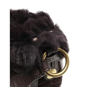コーチ COACH ショルダーバッグ ダークブラウン 3586 ナイロン レザー 