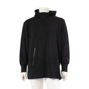 ワイスリー Y-3 パーカー プルオーバー 黒 L トップス 長袖 プリント  