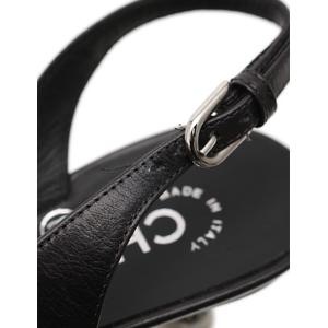 シャネル CHANEL バックストラップパンプス 黒 36.5 C シューズ 23.5cm