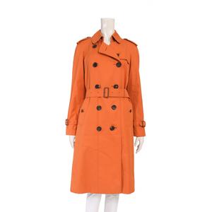 バーバリー ロンドン BURBERRY LONDON トレンチコート オレンジ 38