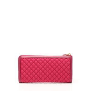 PRADA プラダ 財布 1M1183 ピンク系 テスートナイロン レザー レディース L字ファスナー 長財布 キルティング 超美品【本物保証】 プラダ PRADA L字ファスナー長財布 ピンク 小物 テスートナイロン