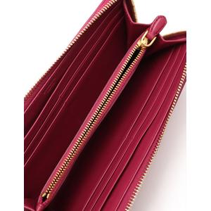 プラダ PRADA L字ファスナー長財布 ピンク 小物 テスートナイロン