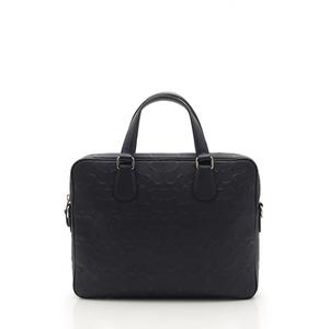 コーチ COACH ビジネスバッグ シグネチャー ネイビー 71752 レザー 