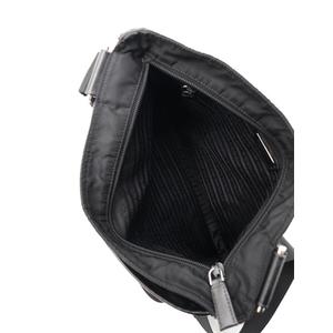 プラダ PRADA ショルダーバッグ TESSUTO + SAFFI 黒 VA0627 ナイロン