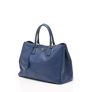 プラダ PRADA トートバッグ ガレリア 青 BN1786 サフィアーノレザー 