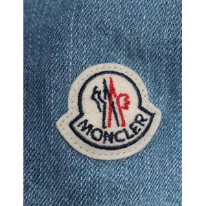 モンクレール MONCLER デニムジャケット 水色 ネイビー 1 アウター S