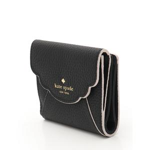 ケイトスペード KATE SPADE 二つ折り財布 黒 小物 レザー PWRU5384 