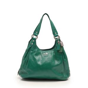 新品☆COACH(コーチ) ダークグリーン ガンメタ トリガースナップ