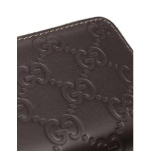 極美品✨GUCCI グッチ レザー ケース 丸型 ダークブラウン 楽天市場】GUCCI グッチ マイクログッチシマ 折畳み メガネ