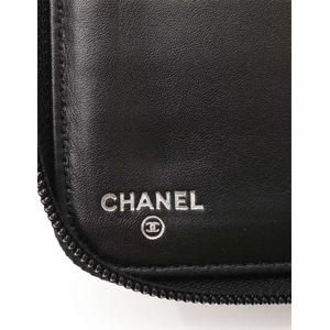 シャネル CHANEL ラウンドファスナー長財布 カメリア ココマーク