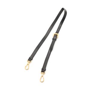 プラダ PRADA ショルダーストラップ 黒 バッグ小物 レザー