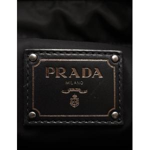 プラダ PRADA トートバッグ ショルダーバッグ 黒 グレー B1959V