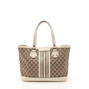 グッチ GUCCI トートバッグ サンセット パグリアGG ベージュ 