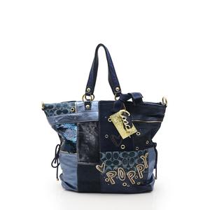 コーチ COACH トートバッグ ポピー デニムコレクティブル XL スポット