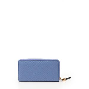 トリーバーチ TORY BURCH ラウンドファスナー長財布 ライトブルー 小物
