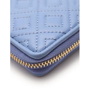 トリーバーチ TORY BURCH ラウンドファスナー長財布 ライトブルー 小物 