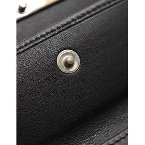 カルティエ Cartier 三つ折り財布 パンテール 黒 小物 レザー L3000725