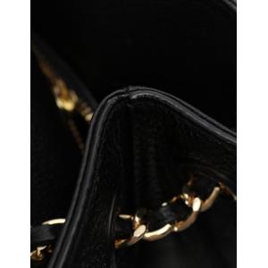 トリーバーチ TORY BURCH チェーントートバッグ 黒 レザー