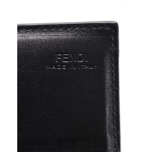 フェンディ FENDI 二つ折り長財布 モンスター バグズアイ 黒