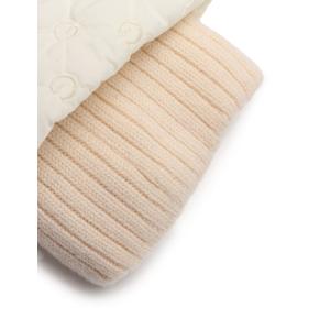 グッチ GUCCI ダウンジャケット GG柄 白 38 アウター 刺繍 S 185795