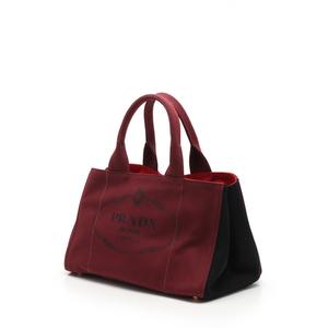 PRADA プラダ カナパ　ボルドー プラダ PRADA トートバッグ カナパ ボルドー 黒 B18771 キャンバス