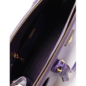 プラダ PRADA ハンドバッグ ショルダーバッグ ガレリア 紫 BN2274